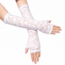 Uzun Zarif Dantel Eldiven Parmaksız Beyaz 35 Cm Uzun Zarif Dantel Eldiven Parmaksız Beyaz 35 Cm