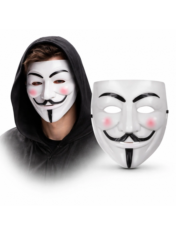 V Mask Premium Vendetta Beyaz Maske (guy Fawkes Stil)&hellip;