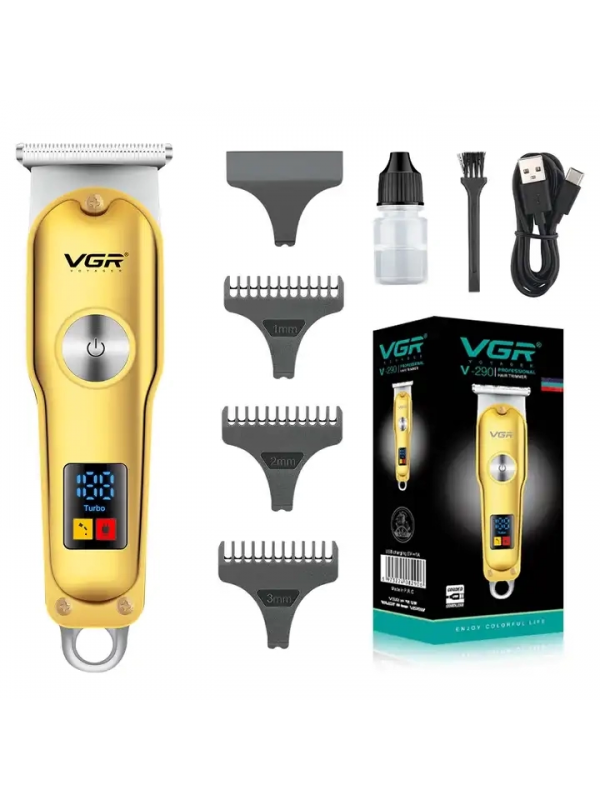 Vgr V-290 Altın T Bıçak Sıfır Kesim Lcd Ekran Şarjlı Tıraş Makine&hellip;