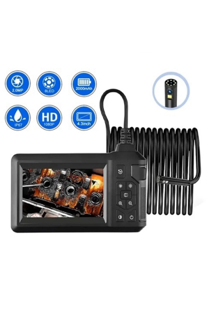 Vtn-009 Ekranlı Çift Kameralı 20 Metre Sert Kablo Yılan Endoskop K…