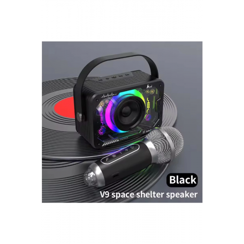 Vtn-82 Taşınabilir Kablosuz Işıklı Bluetooth Hoparlör Ses Değiştirme Özellikli