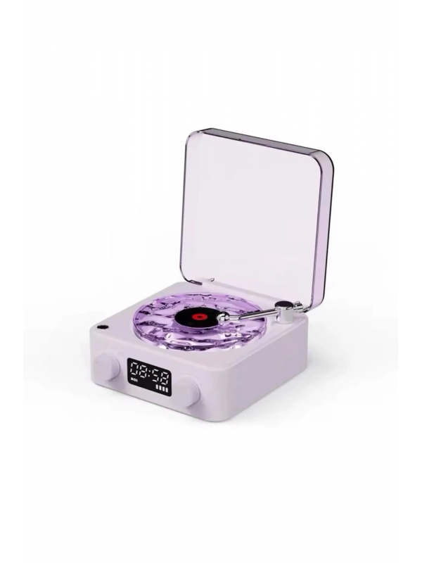 Waves Nostalji Plak Görünümlü Bluetooth Hoparlör 3d Ses Dalgası Retr&hellip;