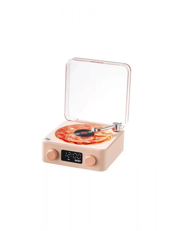 Waves Nostalji Plak Görünümlü Bluetooth Hoparlör 3d Ses Dalgası Retr&hellip;