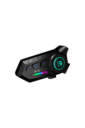 X3 Motor Kask Kulaklık Rgb Modlu Su Geçirmez 5.3 Bluetooth Intercom…