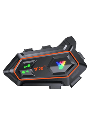 Y20 2x 1000m Telsiz Mesafeli 2 Kişi Bağlantılı Bluetooth Kask Kula…