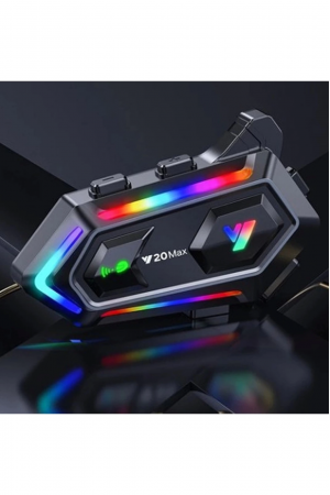 Y20 Max Motosiklet Bluetooth 5.3 Kask Intercom 2 Kişi 300 Metre Eşle…