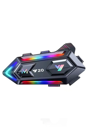 Y20 Motor Kurye Kask Kulaklık Rgb Modlu Bluetooth Motosiklet Kulaklı…