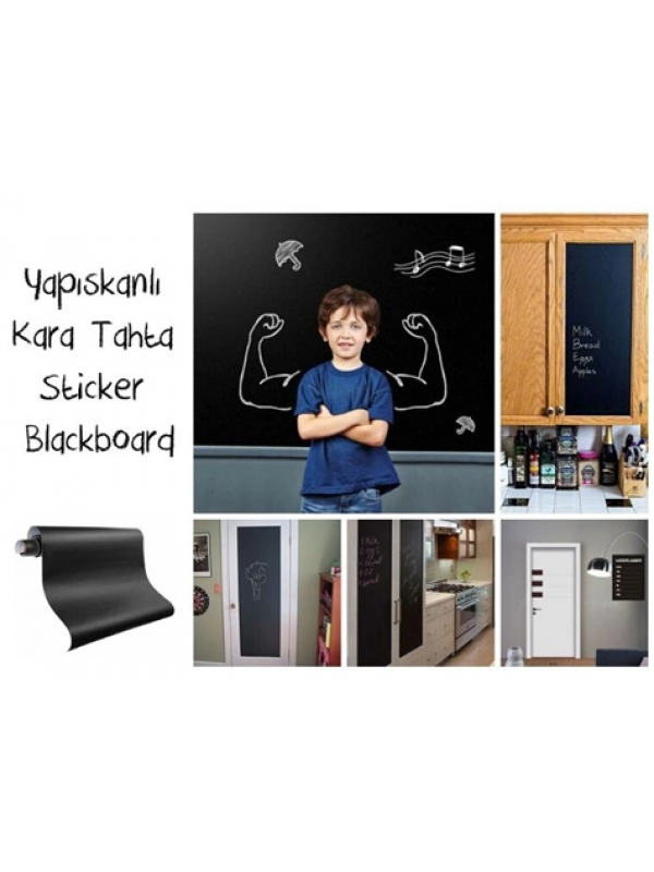 Yapışkanlı Kara Tahta-yazı Tahtası Sticker&hellip;