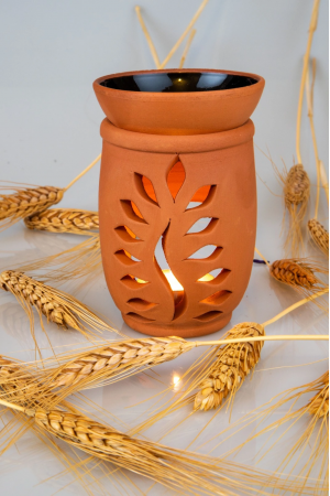 Yaprak Model  El Yapımı Çömlek Buhurdanlık Tütsülük…