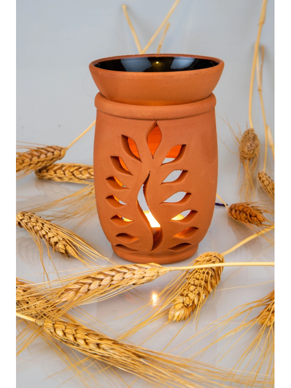 Yaprak Model  El Yapımı Çömlek Buhurdanlık Tütsülük&hellip;