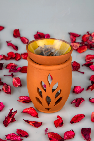 Yaşam Çiçeği El Yapımı Çömlek Buhurdanlık Tütsülük…