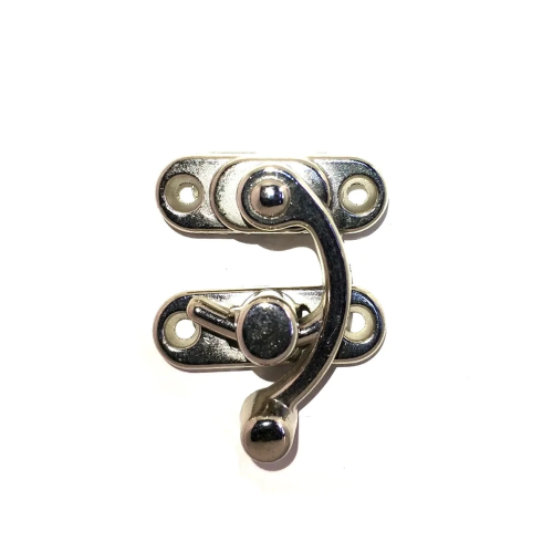 Yay Gözü, Ahşap Kutu Klipsi - Büyük 37x45 Mm, Nikel, 100 Adet