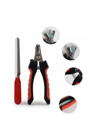 Yaylı Evcil Hayvan Tırnak Makası - Paslanmaz Çelik Törpülü Set…