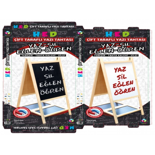 Yazı Tahtası Çift Taraflı Ayaklı Mıknatıslı Yazı Tahtası Seti 110 X 60
