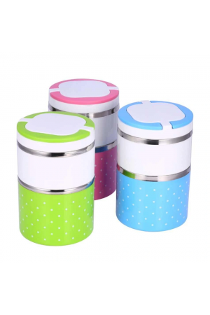 Yemek Termosu 2li Tutacaklı Sefer Tası - Hiper 2 Katlı Yemek Termos&hellip;