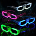 Yeşil Led Işıklı Parti Gözlüğü 3 Modlu – Glow & Gece Eğlence Gözlüğü