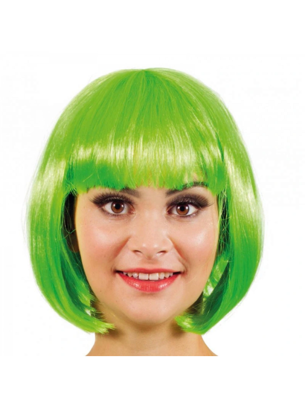 Yeşil Parti Peruğu Kısa Küt Saç&hellip;