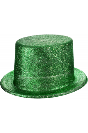 Yeşil Renk Parıltılı Simli Fötr Silindir Parti Şapkası&hellip;