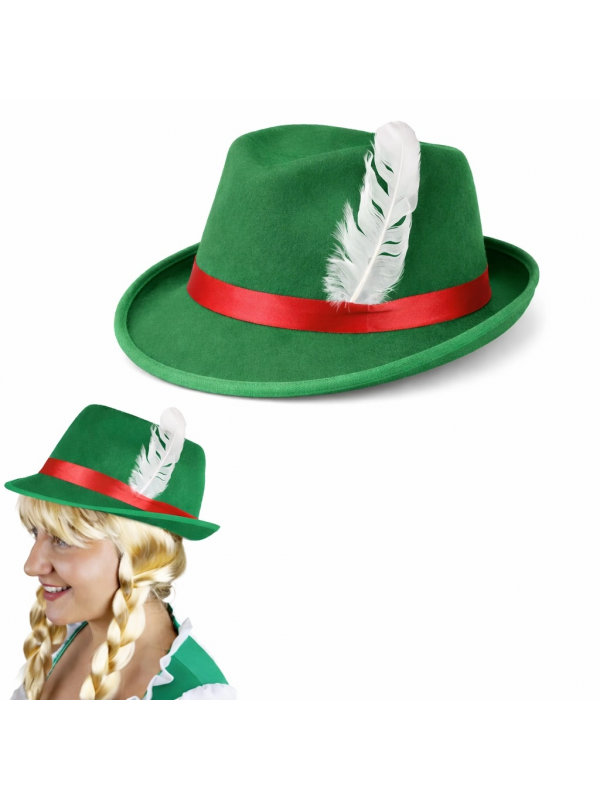 Yeşil Tüylü Alman Bavyera Şapkası&hellip;