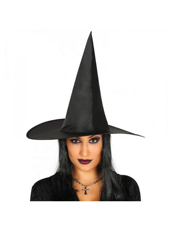 Yetişkin Boy Siyah Cadı Şapkası Ve Uzun Siyah Cadı Peruğu&hellip;
