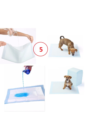 Yıkanabilir Köpek Çiş Pedi - 90 X 60 Cm 5li Paket…