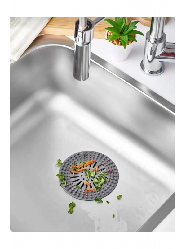 Yuvarlak Süzgeçli Silikon Mutfak Lavabo Ve Küvet Süzgeci Gider Süzg… Yuvarlak Süzgeçli Silikon Mutfak Lavabo Ve Küvet Süzgeci Gider Süzg…