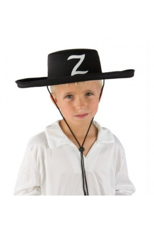 Z Logolu Çocuk Boy Bağcıklı Zorro Şapkası&hellip;