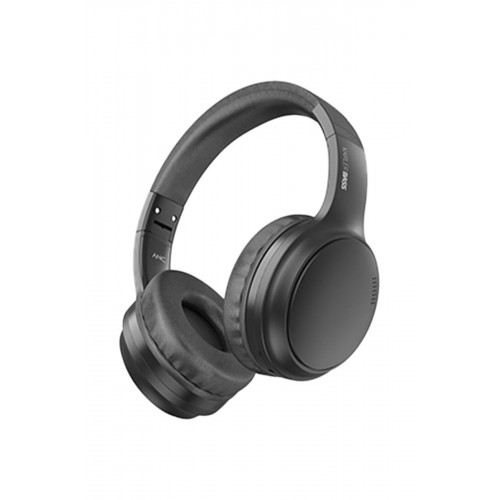 LRZ02 KRH4 Aktif Gürültü Engelleyici Özellikli Kafaüstü Kablosuz Bluetooth Kulaklık - Siyah