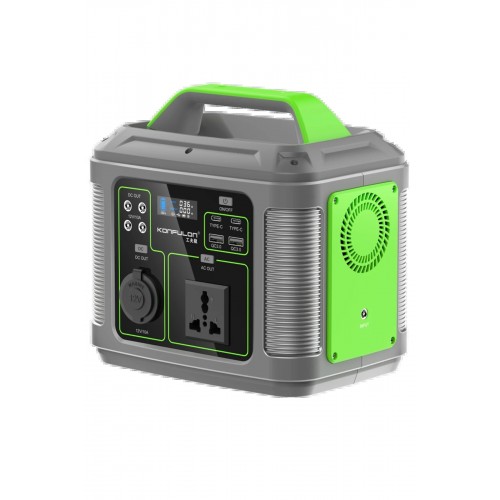 LRZ02 CN04 Powerbank 300W 60.000 mAh 5W Led Işıklı Kamp Şarj PD 60W - Gri