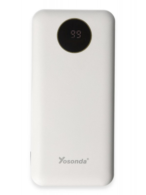 LRZ02 Yosonda A70 4in1 30.000 mAh Powerbank - Beyaz&hellip;