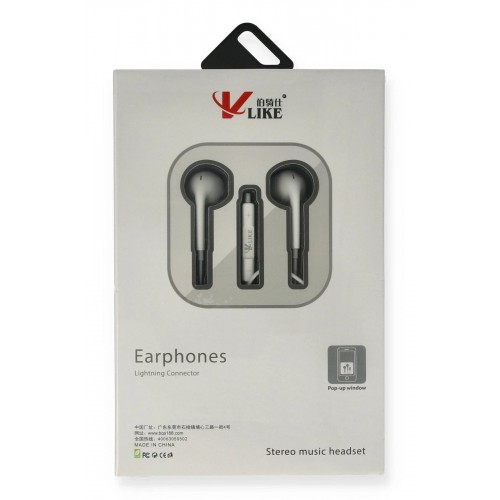 LRZ02 Vlike VK i7 Lightning Bluetooth Kablolu Kulaklık