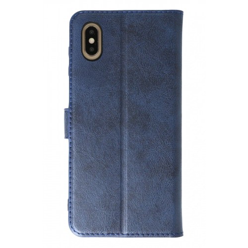 LRZ02 Apple iPhone X Trend S Plus Kapaklı Kılıf - Lacivert