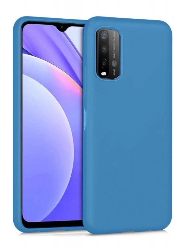 LRZ02 Xiaomi Redmi 9T Kılıf Nano içi Kadife Silikon - Mavi&hellip;