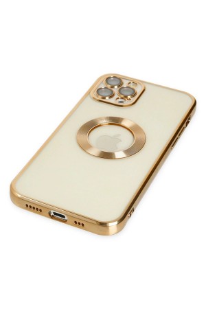 LRZ02 iPhone 12 Pro Kılıf Slot Silikon - Gold&hellip;