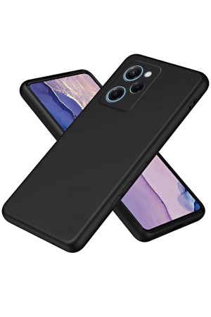 LRZ02 Xiaomi Poco X5 Pro 5G Nano içi Kadife Silikon - Siyah&hellip;