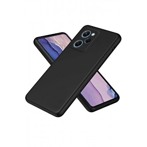 LRZ02 Xiaomi Poco X5 Pro 5G Nano içi Kadife Silikon - Siyah