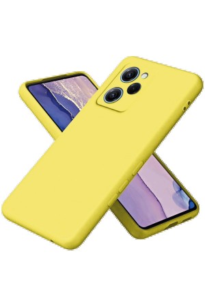 LRZ02 Xiaomi Poco X5 Pro 5G Nano içi Kadife Silikon - Sarı&hellip;