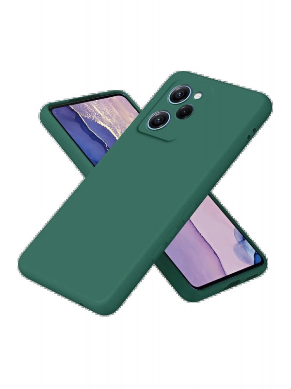 LRZ02 Xiaomi Poco X5 Pro 5G Nano içi Kadife Silikon - Koyu Yeşil&hellip;