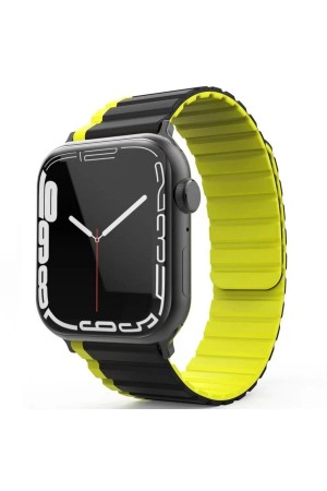 LRZ02 Apple Watch 42mm MO-WB1 Çift Renk Mıknatıslı Silikon Kordon … LRZ02 Apple Watch 42mm MO-WB1 Çift Renk Mıknatıslı Silikon Kordon …