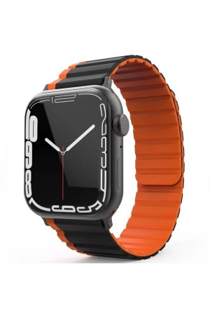 LRZ02 Apple Watch 42mm MO-WB1 Çift Renk Mıknatıslı Silikon Kordon … LRZ02 Apple Watch 42mm MO-WB1 Çift Renk Mıknatıslı Silikon Kordon …
