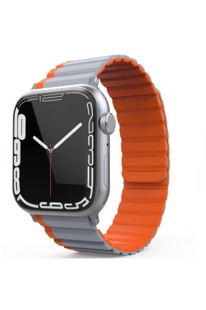 LRZ02 Apple Watch 42mm MO-WB1 Çift Renk Mıknatıslı Silikon Kordon … LRZ02 Apple Watch 42mm MO-WB1 Çift Renk Mıknatıslı Silikon Kordon …