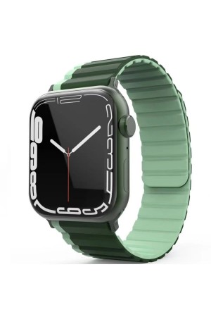 LRZ02 Apple Watch 42mm MO-WB1 Çift Renk Mıknatıslı Silikon Kordon … LRZ02 Apple Watch 42mm MO-WB1 Çift Renk Mıknatıslı Silikon Kordon …