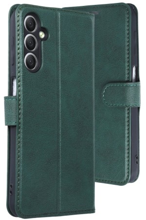 LRZ02 Samsung Galaxy A24 4G Kılıf Trend S Plus Kapaklı Kılıf - Yeşil&hellip;