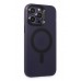 LRZ02 iPhone 14 Pro Kılıf Mateks Magsafe Kapak - Derin Mor