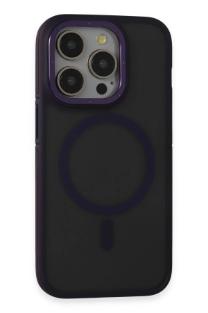 LRZ02 iPhone 14 Pro Max Kılıf Rocky Magsafe Kapak - Derin Mor&hellip;