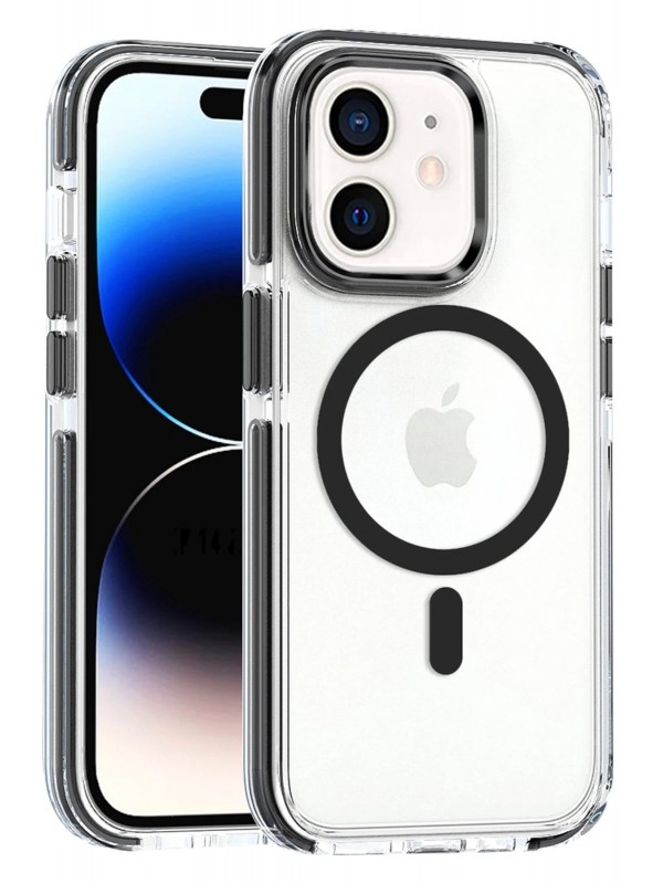 LRZ02 iPhone 11 Bella Magsafe Kapak - Siyah&hellip;