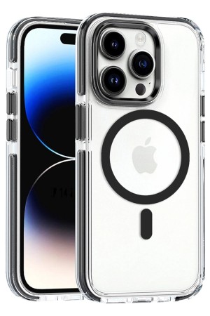 LRZ02 iPhone 14 Pro Bella Magsafe Kapak - Siyah&hellip;