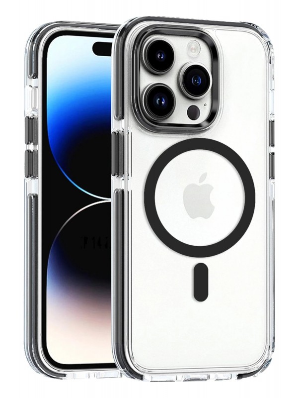 LRZ02 iPhone 14 Pro Bella Magsafe Kapak - Siyah&hellip;