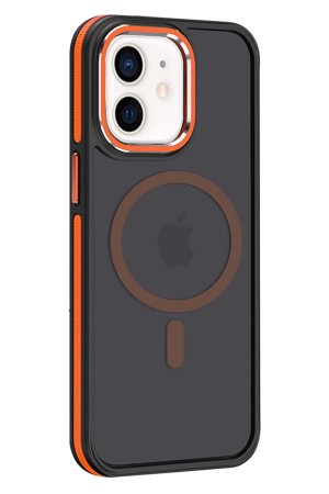 LRZ02 iPhone 11 Winner Magsafe Kapak - Turuncu