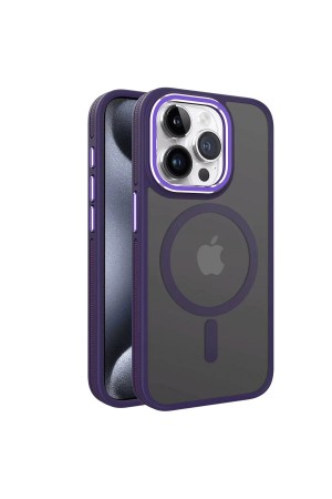 LRZ02 iPhone 13 Pro Max Winner Magsafe Kapak - Derin Mor&hellip;